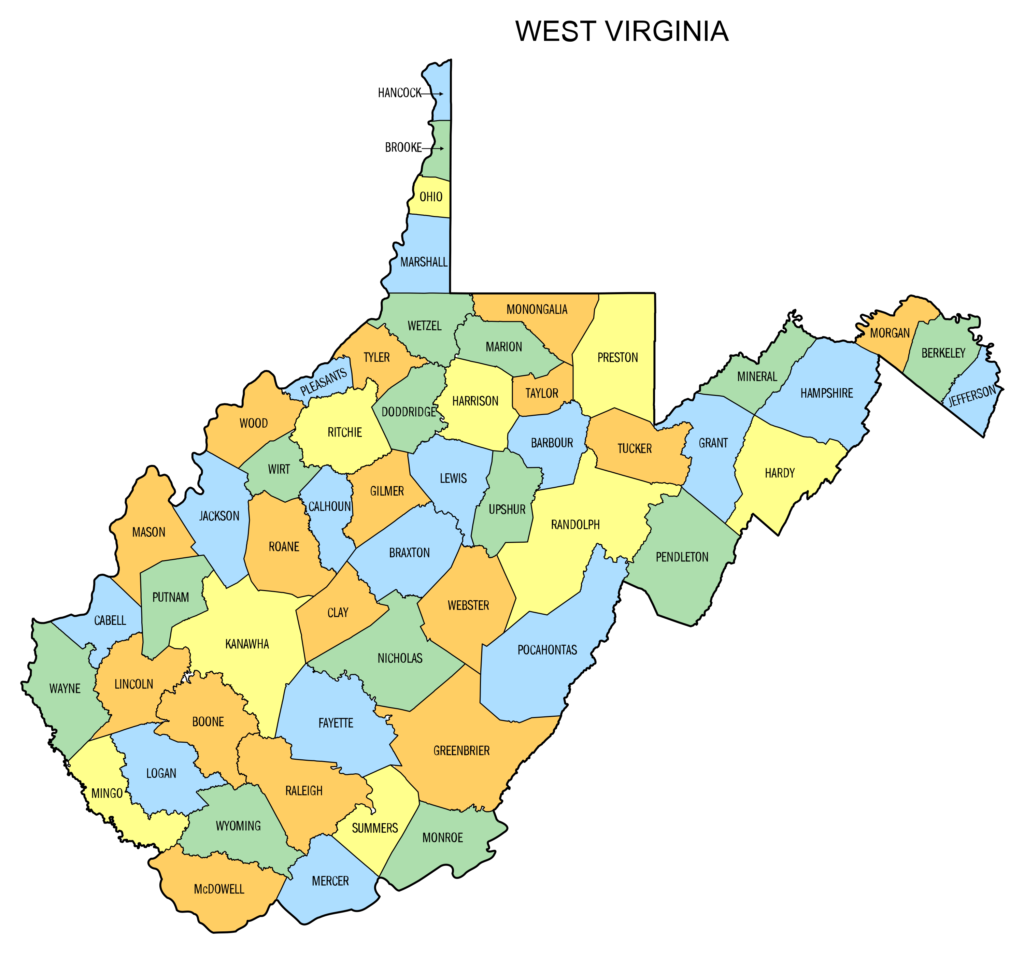 MapofWV